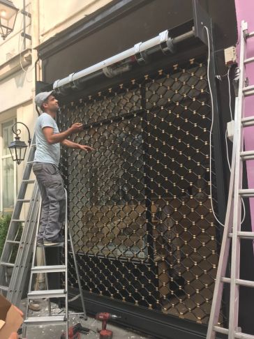 guide rideau metallique