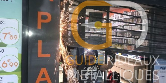 guide rideau metallique