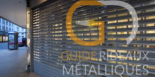 guide rideau metallique