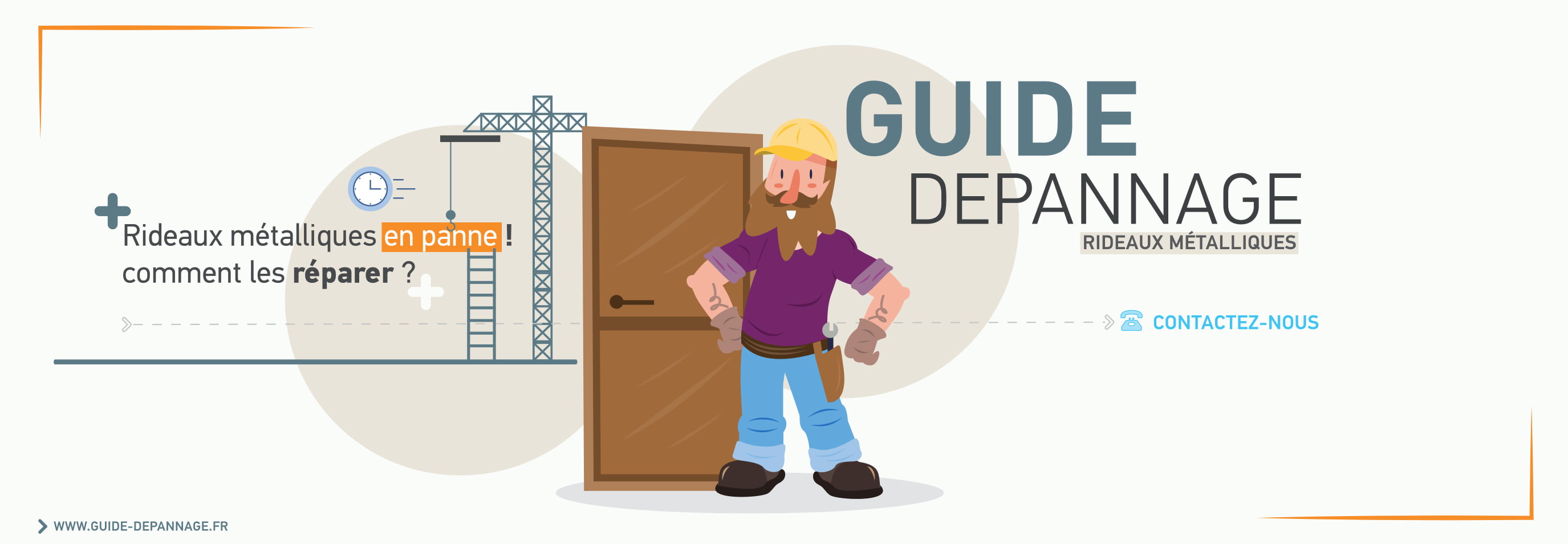 guide depannage rideaux metallique