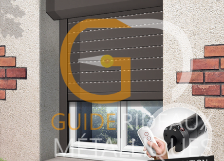 guide rideau metallique