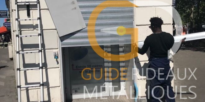 guide rideau metallique