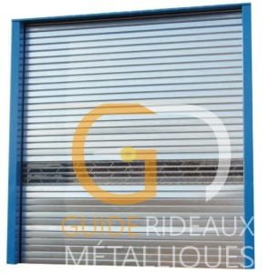 Rideau métallique à simple paroi