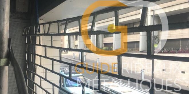 guide rideau metallique