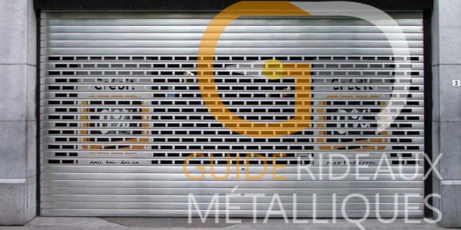 guide rideau metallique