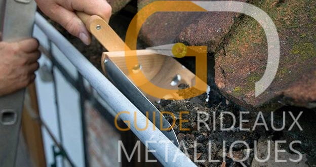 guide rideau metallique