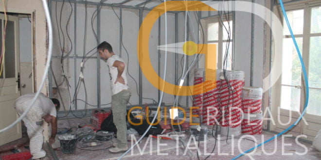 guide rideau metallique