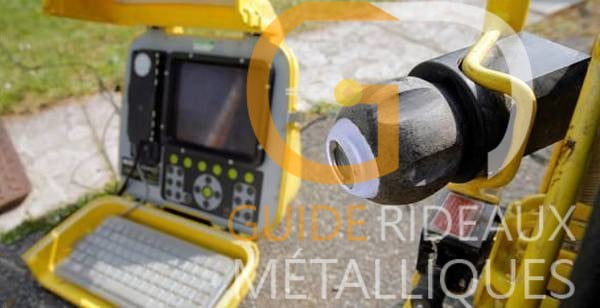 guide rideau metallique