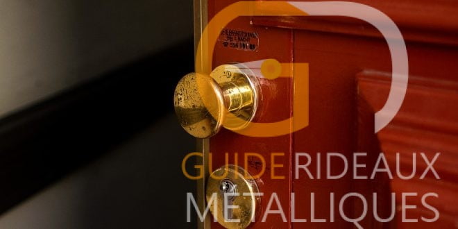 guide rideau metallique