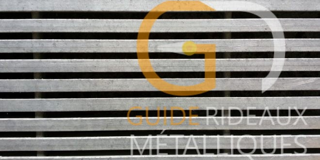 guide rideau metallique